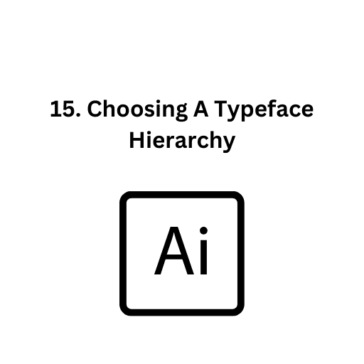 15. Choosing A Typeface Hierarchy